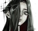 ただいま実績作りのため安価で承ります 厚塗りでアンニュイな雰囲気のイラストを制作します イメージ5