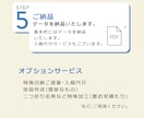ファンを増やす！ショップカード・名刺作成します 3名様限定！あなたの「らしさ」をいかしたデザインお作りします イメージ4
