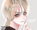 バストアップアイコンをお描きします キラキラしたアイコンをお作りします！ イメージ4