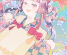 商用OK◎かわいい、雰囲気系のイラスト作成します 動画サムネ、キャラクターなどをイラストでかわいく彩ります！ イメージ2