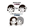 ゆるゆる!顔だけ似顔絵イラスト描きます 商用利用◎SNSアイコン等◎スピード納品◎ イメージ4