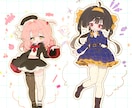 表情差分4種付き！立ち絵可愛く描きます 修正無制限＆キャラデザ対応も可能です！ イメージ4