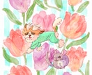 カラフルポップで可愛い！動物の似顔絵を描きます 犬・猫・うさぎ・チンチラ等のイラストを１枚の記念に！！ イメージ2