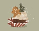 まるで絵本の世界。目を惹くフードイラスト描きます カフェ・お菓子屋さん必見。差がつくイラストです。 イメージ5