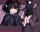 一枚絵、キャラデザ描きます 人外娘系、ギャル系の女の子をメインで描きます！！ イメージ4