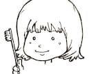 シンプル線描似顔絵！アイコン・バナーにも使えます 可愛くて個性的な手書き・手描きイラストでアナログの良さを イメージ1