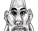 少し変わった似顔絵アイコン描きます 普通のアイコンでは物足りない方。 イメージ4