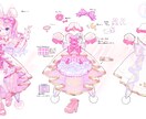 一枚絵、アイコン、衣装デザイン等制作ます ◯Vtuber、個人鑑賞用など イメージ4