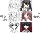 美少女ゲーム風絵柄のアイコンお描きします 雰囲気を全面に出した絵柄と塗りです★ イメージ4