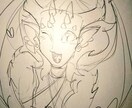 鉛筆絵を描きます なんでも好きなキャラクターを描きます イメージ6