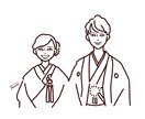 シンプルだけど似てる！太線画アイコンお描きします 馴染みやすいあなただけの線画イラスト、使ってみませんか？ イメージ6