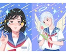 色鮮やかな個性輝くアイコンイラスト描きます 自分だけのアイコンが欲しい方へ イメージ3