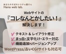 ホームページの修正/修復>20年の経験で対応します Webサイト・WordPressのお悩み解決します！ イメージ1