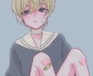 世界に1枚だけのバストアップイラストをお描きします 私の絵柄で貴方だけのアイコンを描きます イメージ4