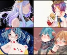 アイコンを描きます 綺麗系の絵柄でアイコンを作成します イメージ2