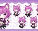商用利用可！SD、ミニキャライラスト描きます 無料表情差分あり！グッズ・アイコン・サムネイルなど イメージ8