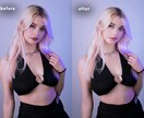 人物画像のレタッチ預かります 別人級にも出来ます、勿論見栄え良くだけでもOK イメージ1