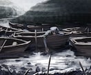 SNSで使えるイラストをお描きします 幻想的で少し退廃的な空気感が得意です。 イメージ3