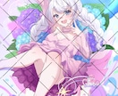 目を惹く華やかな一枚絵を描きます 光と彩度の映える世界観イラスト イメージ7