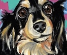 カワイイワンちゃんの似顔絵をポップに描きます お気に入りのお写真をもとに特別な一枚を描きます。 イメージ3