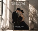 韓国風のウェルカムパネル作ります デザイン作成から配送まで全て行います★ イメージ1