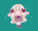 かわいいミニキャラ（SD）イラスト描きます SNSアイコン・動画・グッズなどに是非ご活用ください！ イメージ1
