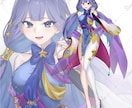 SNSアイコン・立ち絵・一枚絵制作します ご希望のイメージを大切に丁寧に制作します！ イメージ2