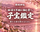 子宝鑑定｜妊活・不妊の悩みから解放｜安産祈願します 妊活や不妊治療でお悩みの方｜諦めたくない子供のご縁を導きます イメージ1