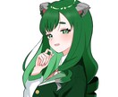 キャラクターのアイコン、イラストを描きます 1枚絵、歌ってみたYouTubeサムネなど可能です！ イメージ1