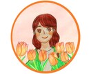世界にひとつだけのアイコンお描きします お花や植物を用いたふんわりイラストいかがですか？ イメージ7