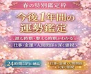 今後1年間の流れを霊視×言語化でお伝えします 不安の正体を言葉にしながら、1年の流れを整えます イメージ1