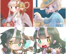 アイコンイラスト描きます かわいいデフォルメキャラ描きます！頭身絵も可です！ イメージ7