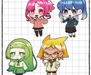 可愛くて鮮やかな小っちゃいキャラを描きます つやつやツルツルしてて美味しそう イメージ3