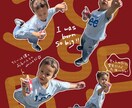 お子様の写真を可愛くデザインします ２児の現役ママが作る愛しい我が子×可愛いデザイン イメージ2