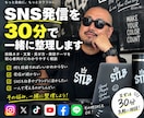 SNS発信を30分で一緒に整理します 投稿ネタ・文章・見せ方を初心者向けに整理します イメージ1