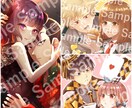 イラストオーダー、夢絵、アイコンなどを作成します アイコン絵、1枚絵、夢絵、動画や配信のサムネイル画像等を作成 イメージ2