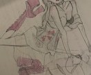 一枚絵、歌ってみた動画、商用イラスト描きます アナログ、デジタル人物イラストをお描きします！模写得意です イメージ5