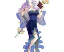 キービジュアルを制作します Vtuber様、自分のアバターやキャラクターをお持ちの方 イメージ5