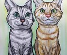 2名～4名の楽しくソックリな似顔絵をお描きします 似顔絵ウェルカムボードも対応★納期3日★ペットもOK！ イメージ3