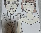 似顔絵描きます 受け取った方が笑顔になれる似顔絵を描きます イメージ2