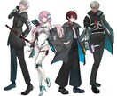 TRPGのキャラクターデザイン、立ち絵製作をします TRPGの立ち絵制作をいたします！ イメージ3