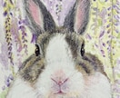 ペットの似顔絵、背景込みで絵本風に手描きします 飾り易いA5サイズ一点物です。プレゼントや虹組さんの思い出に イメージ4