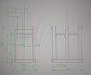 簡単な製図(2D,3D)いたします CADを使って　2次元　3次元の　図面を製図いたします イメージ1