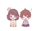 アイコンに使える可愛らしいイラストを提供します あなたの描いて欲しいキャラクターが書けるよう頑張ります。 イメージ3