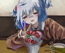 厚塗りでアイコン描きます 暗い作風での厚塗りが得意です！ イメージ1