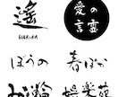 洗練された美文字、ゆるかわ文字、書道家が書きます 商用利用OK　著作権譲渡　ロゴ、商品パッケージ、看板、名刺 イメージ5