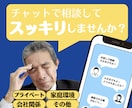 チャット式。本音聞きます 普段、本音で話せないあなた。赤の他人に吐き出してみませんか？ イメージ1