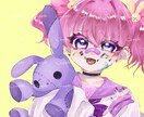 SNSアイコンにぴったり！かわいいイラスト描きます 顔が可愛い男の子女の子お描きします！ イメージ5