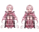 商用◎ピンク髪の堕天使ちゃんを販売します 表情差分5種！TRPG、自作ゲーム、動画作成に イメージ3