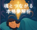 本格夢解析【簡易版】魂の願いをやさしく読み解きます 夢は願望実現の専属コーチ！原因探しも実現方法も夢におまかせ イメージ1